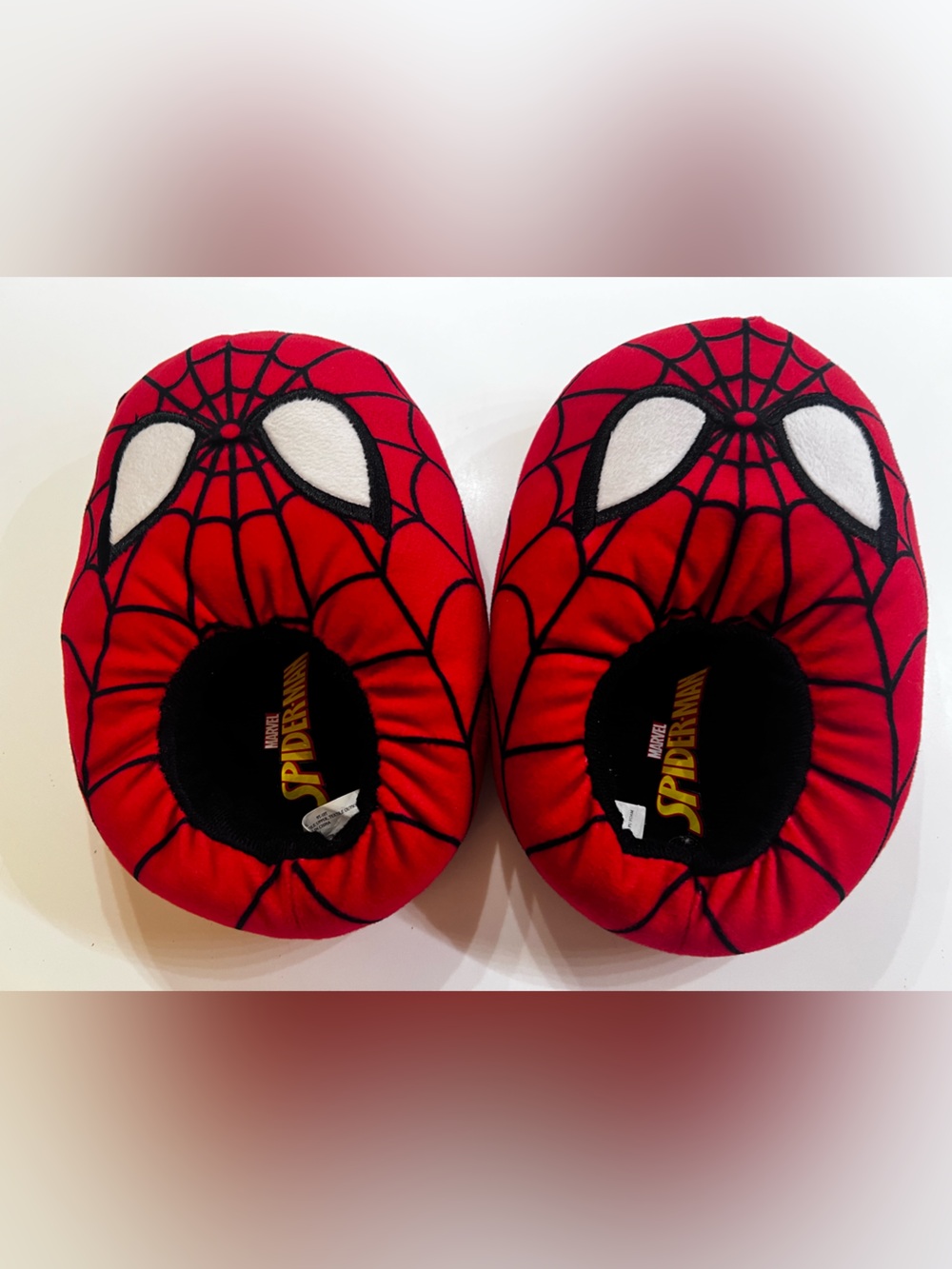 MARVEL SPIDER-MAN SLIPPERS FOR BOYS INDOOR HOUSE SLIPPERS. COZY PLUSH
9T-10T